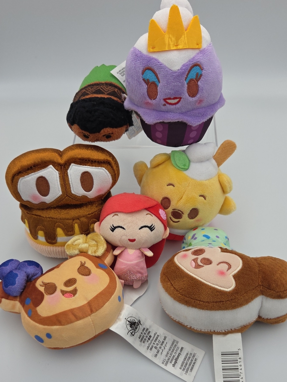 Disney Tsum Tsum Munchlings Stuffed Plush Toy Lot of 7